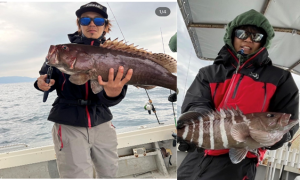 内之浦沖に船釣りへ