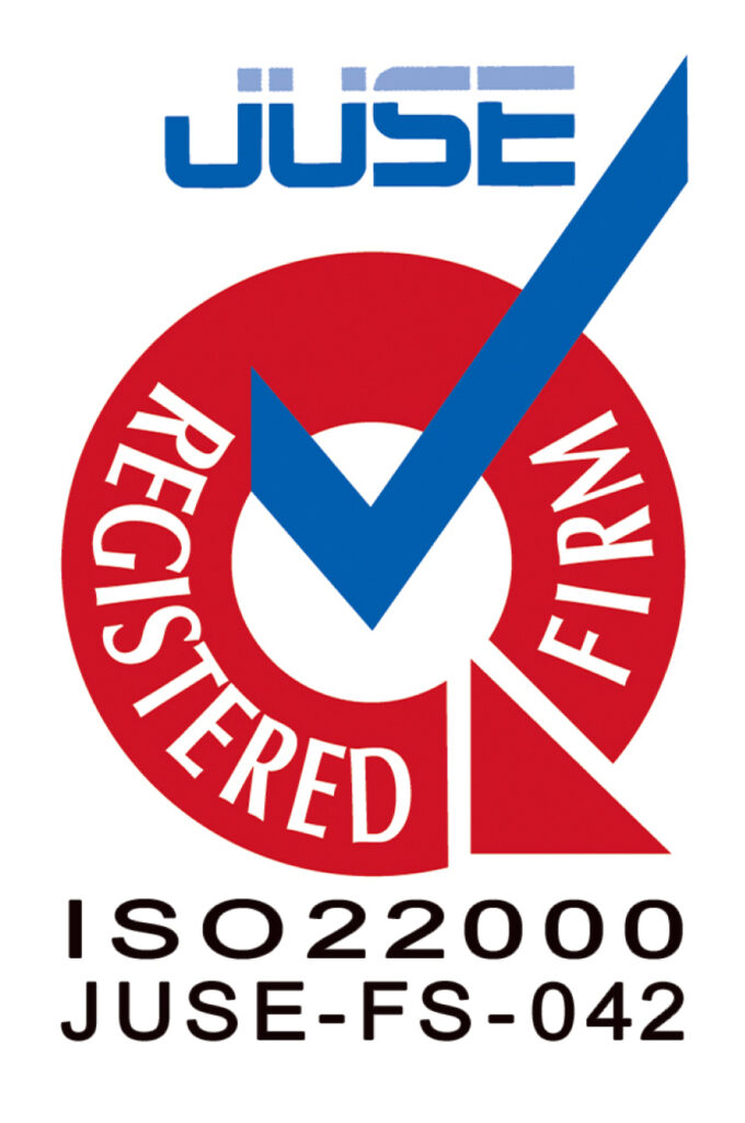 ISO22000の認証ロゴ