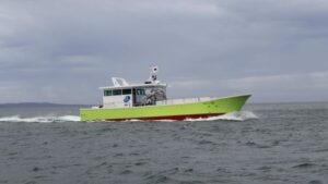 水素燃料電池漁船『ZERO-E黒瀬』をお披露目しました。養殖の現場から、クリーンな一歩！