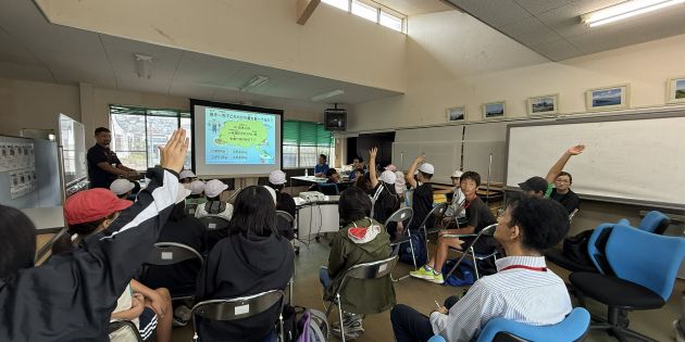 串間市の都井小学校のみなさんが見学に来ました！