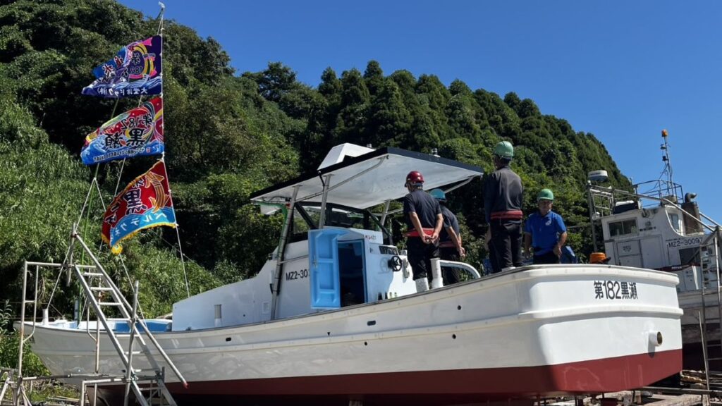 第182黒瀬　進水式を行いました！